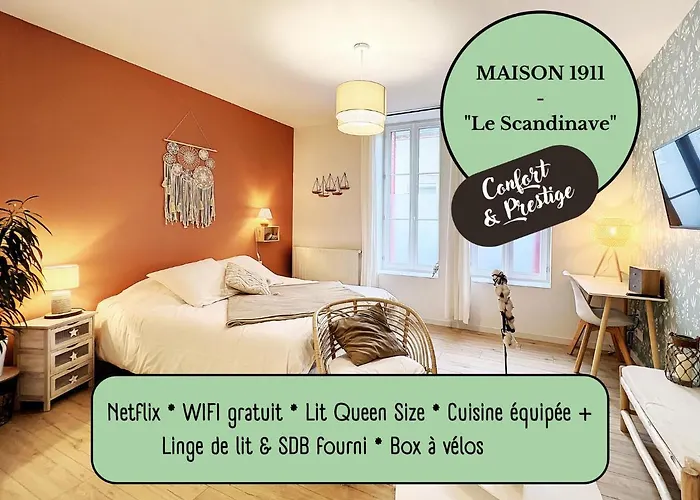 Appart Le Scandinave - Maison 1911 - Confort & Prestige